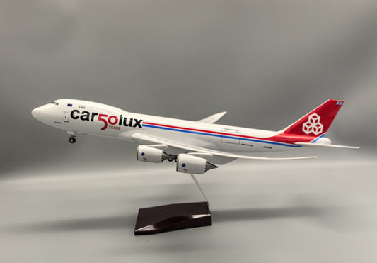 47CM 1:160 Cargolux BOEING 747-8F Airplane Landing Gears Resin Aircraft Model