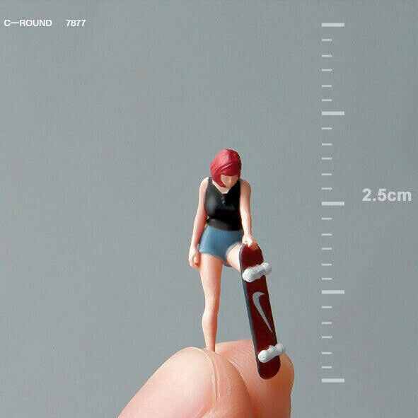 City Street Person Doll Scene Prop Model 1/64 Figure Model For Model Car