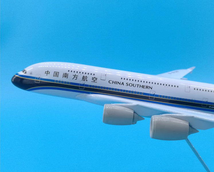 30CM CHINA SOUTHERN AIRBUS A380 Passenger Plane Aircraft Diecast Airplane Model