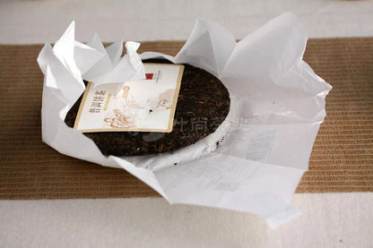 2016 Yunnan XiaGuan Tuocha Pu'er Tea Pu Er Ripe Shu Puer Pao Bing Cake 357g