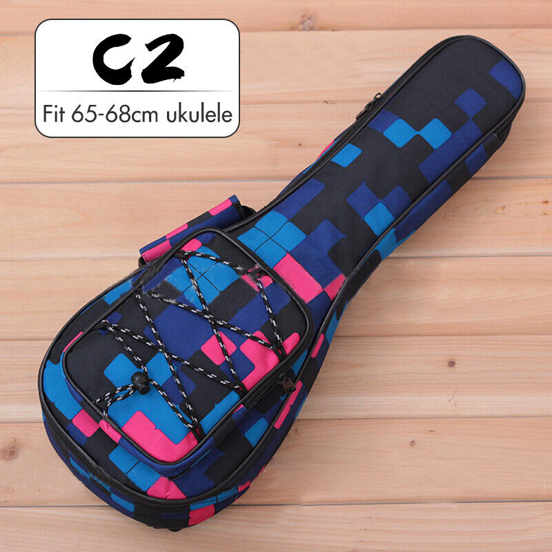 Waterproof Padded Ukulele Backpack Protective Storage Bag Mandolin Carry Case