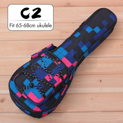 Waterproof Padded Ukulele Backpack Protective Storage Bag Mandolin Carry Case