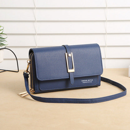 Crossbody Bags for Women Girl PU Leather Purses Handbags Letter Print Bag