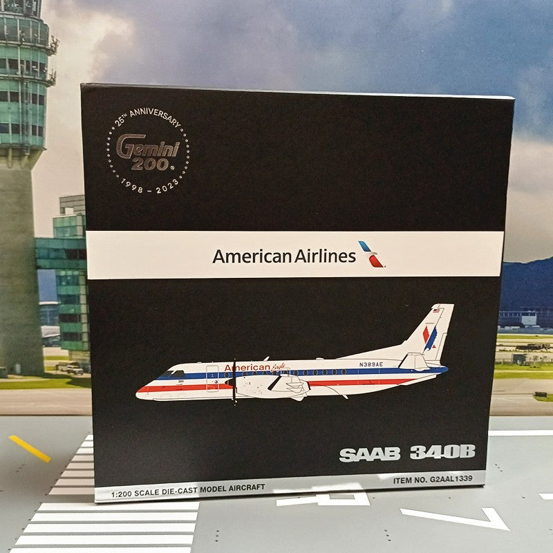 1:200 Geminijets Delta Air Lines Saab 340B Passenger Airplane Diecast Model