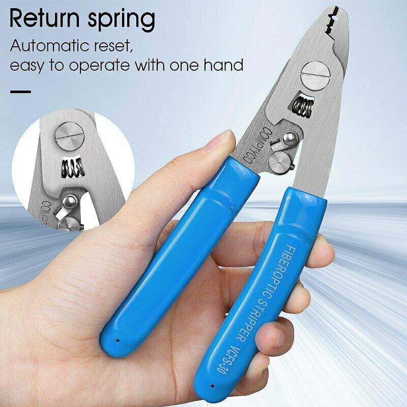 Stainless Steel VCFS-30 Three-port Fiber Optical Stripper Pliers Wire Strippers