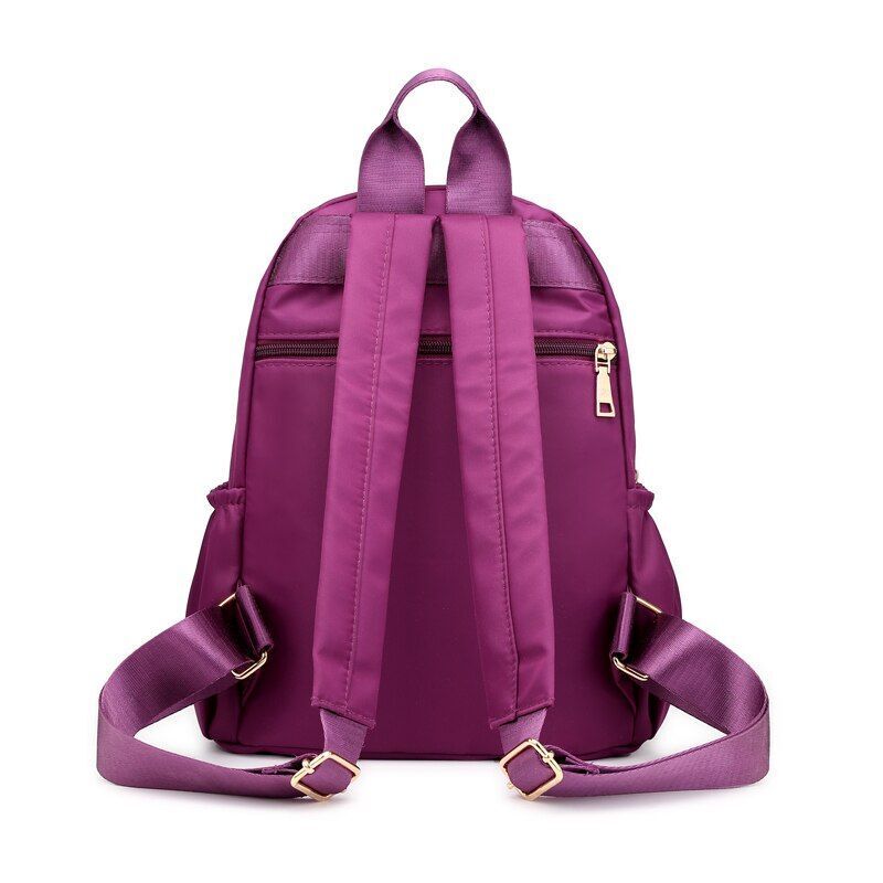 Casual Oxford Women Backpack Black Waterproof Nylon School Bags Fashion Travel