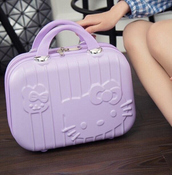 14 Inch Hello Kitty Cosmetic Case Box Beauty Makeup Bag Organizer Cartoon Hellok