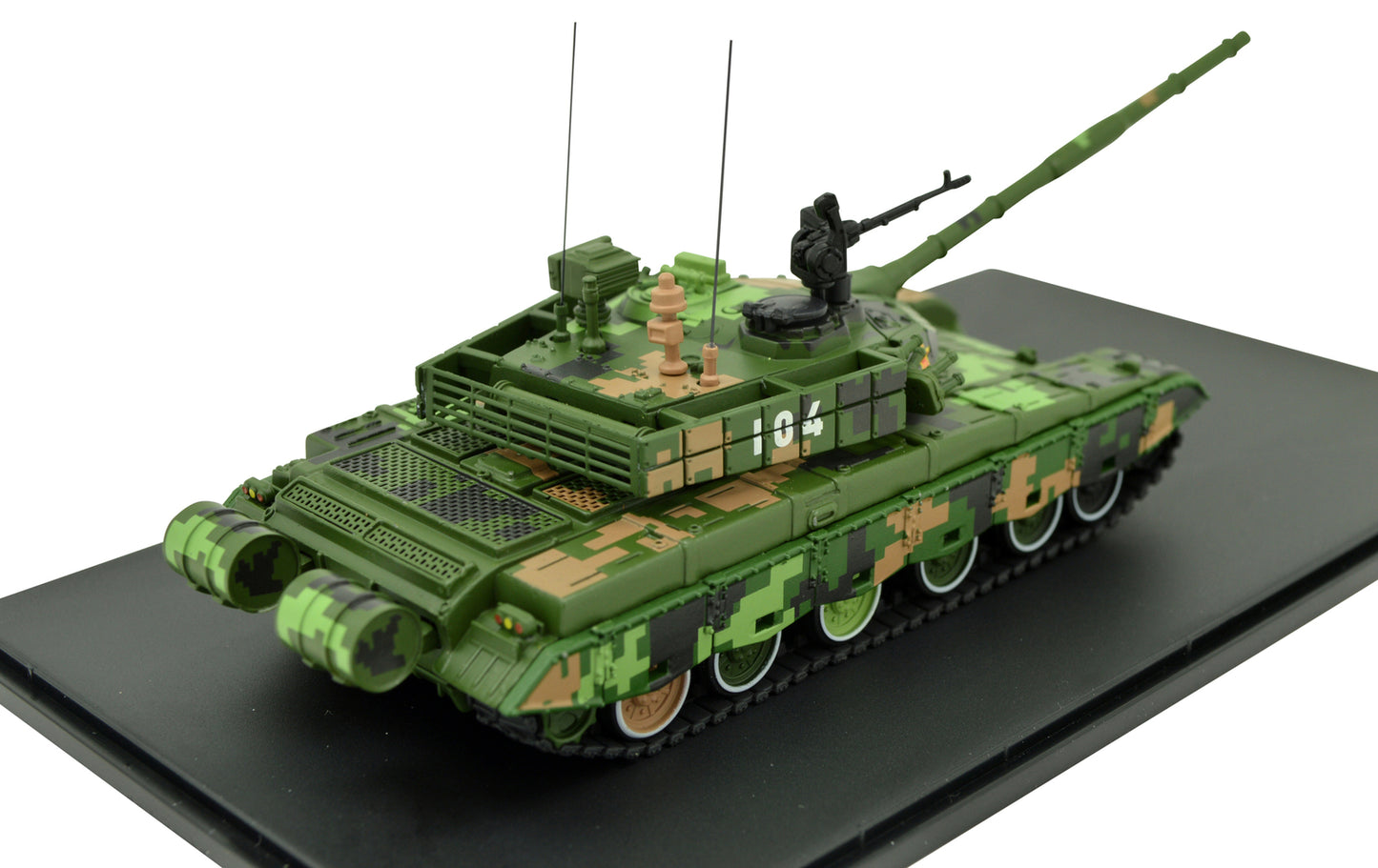 1:72 Chinese PLA ZTZ-99A Main Battle Tank Model Metal Diecast Armored Car 104