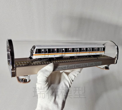 1/87 Scale Singapore T251 Subway Train Model Simulated Toy Gift