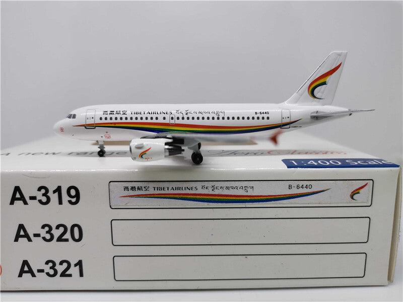 AeroClassics Tibet Airlines For AIRBUS A319 B-6440 1/400 DIECAST Aircraft Model