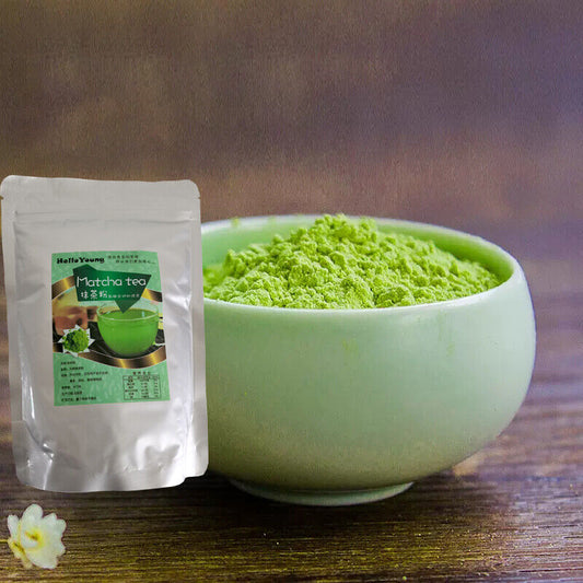 green tea powder MATCHA POWDER LATTE FOR BEVERAGE SWEETENED KETO ORGANIC 250g