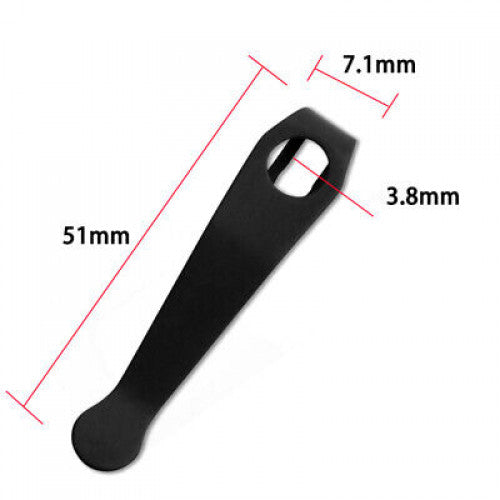 New TC4 Pocket Knife Clip for Spyderco Para 3 Lightweight 2 Colors Sent Randomly