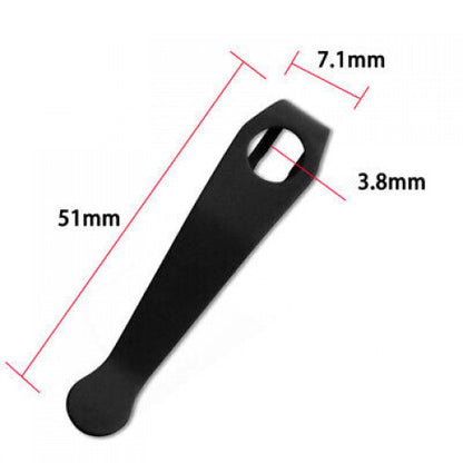 New TC4 Pocket Knife Clip for Spyderco Para 3 Lightweight 2 Colors Sent Randomly