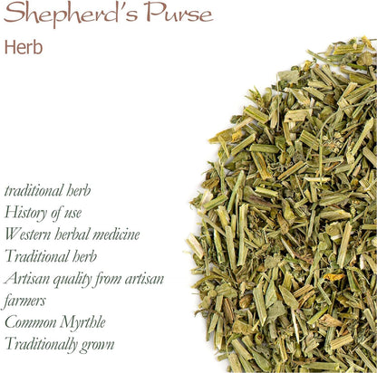 Shepherd's Purse Organic Herb Tea - Shepherds Purse - Sheperds Purse Herbs 100g