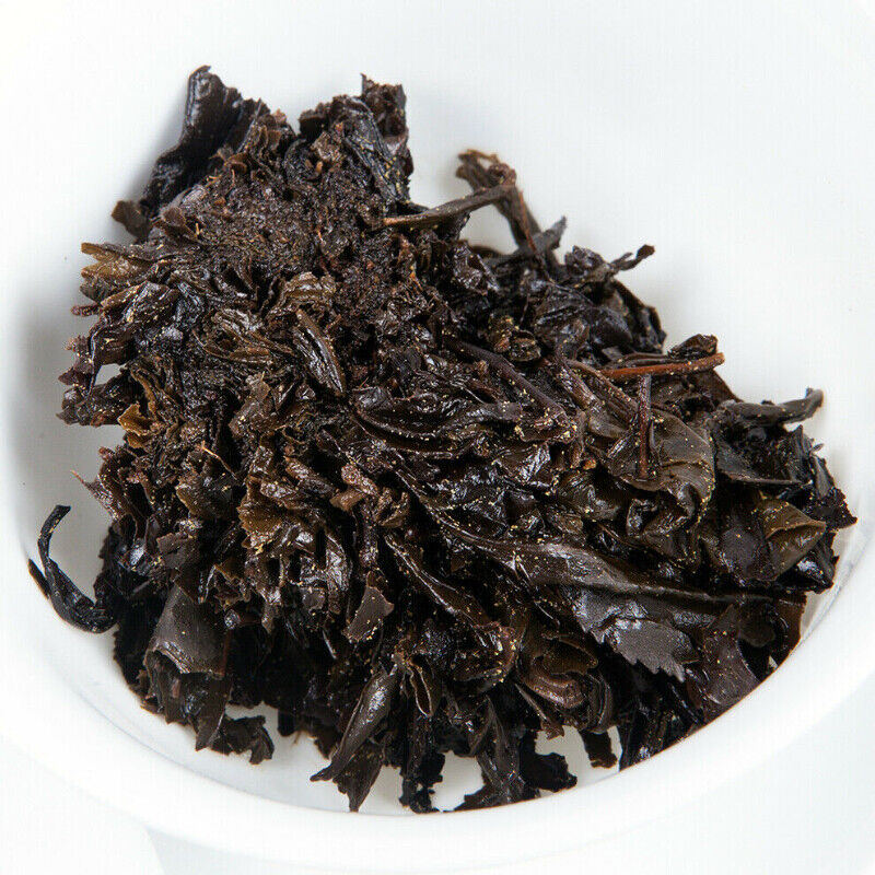 120g Hunan Anhua BaiLiang Cha Bing Bai Liang Golden Flower Dark Tea Hua Juan Tea