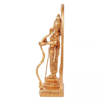 Brass Hindu God Lord Ram Lalla Shri Ram Idol Statue Figurine Sculpture