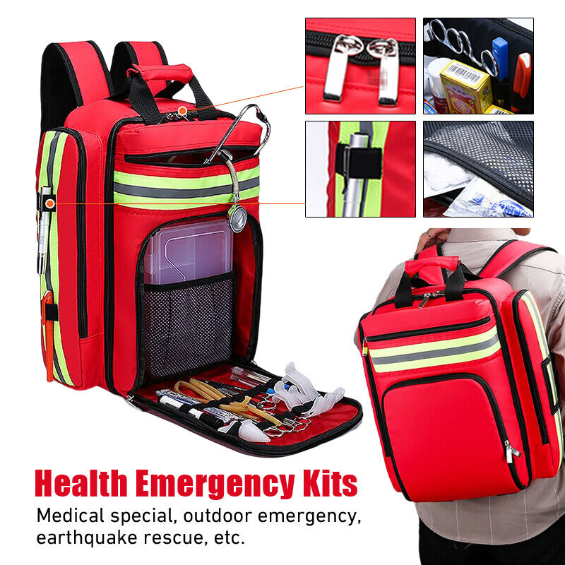 First Aid Medical Kits Emergency Rescue Backpacks Large Capacity Shoulders Bag