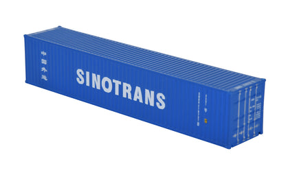 1:87 SINOTRANS 40GP Metal Shipping Container Model Toy Home Office Decor Gift