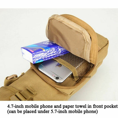 Water Bottle Pouch Nylon Outdoor Military Travel Kettle Bag Shoulder Strap Green