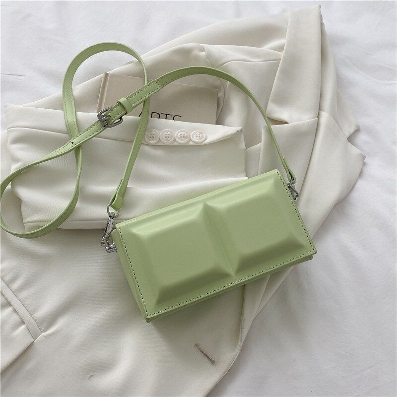 Crossbody Bag Casual Shoulder Bag Solid Color Messenger Bag 17*9*5 CM /9*10*6 CM