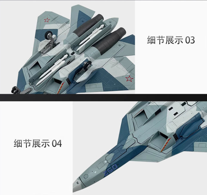 1:72 28CM AF1 SU-57 Fighter Aircraft Plane Aeroplane Diecast Aeroplane Model
