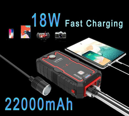 Jump Starter Car Booster Power Bank Battery 2000A 12V Auto Starting Device Start