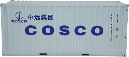 1:20 COSCO Shipping Container Model Abs Resin & Wood Toy Home Decoration Gift