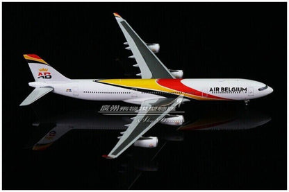 1:400 JC Wings AIR BELGIUM AIRBUS A340-300 Passenger Airplane Diecast Model