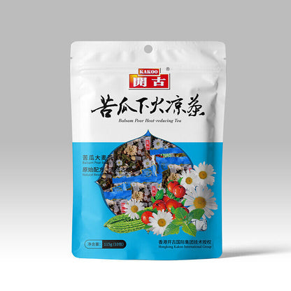 Eight Treasures Bitter Melon Fire Herbal Tea Flower Herb Health Care Bag Tea115g