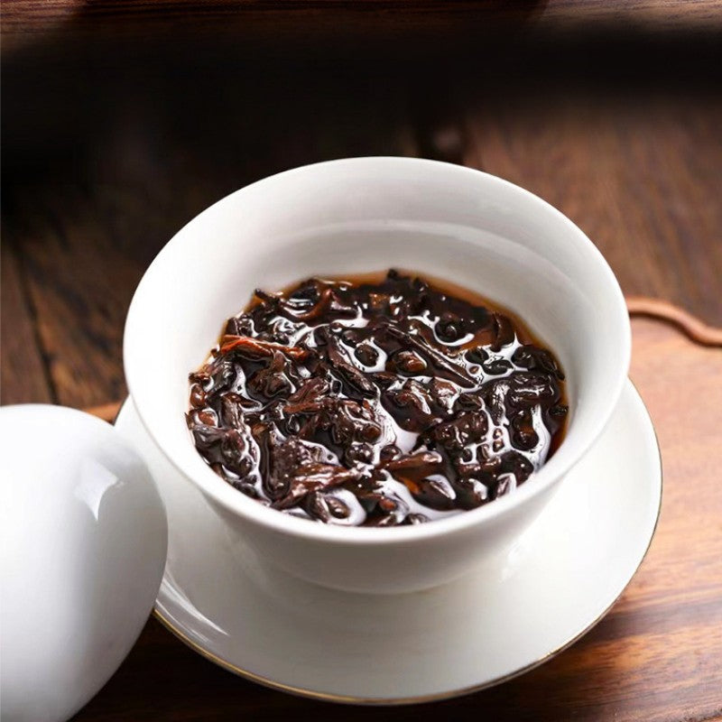 100g Ripe Pu'er Tuocha Yunnan Menghai Ancient Tree Compressed Fermented Tea