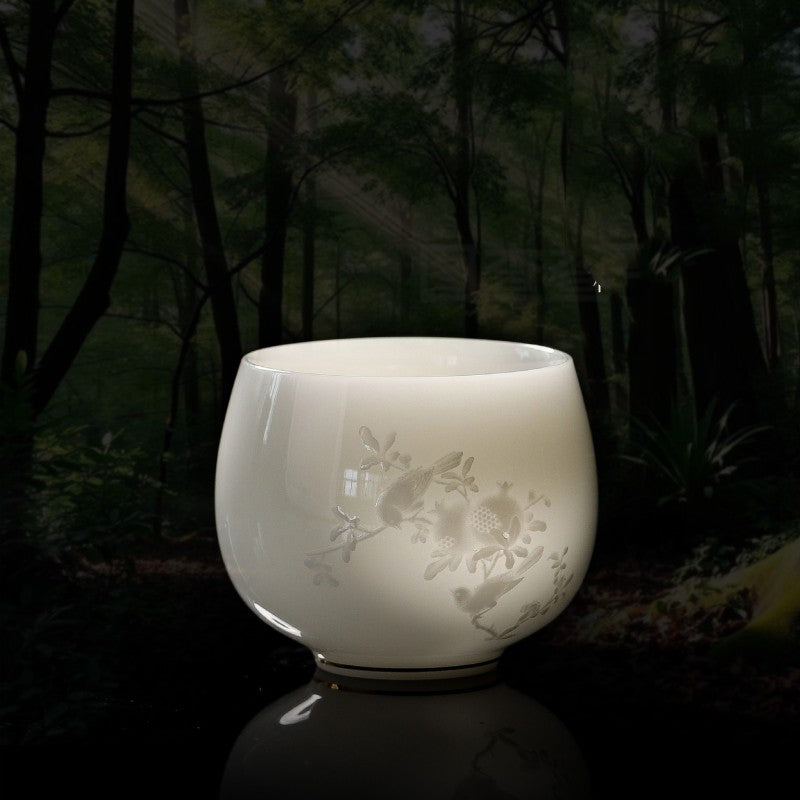 Boutique Tea Cup On Sales Fat Muttle Jade Porcelain Color Enamel Craft Cup China