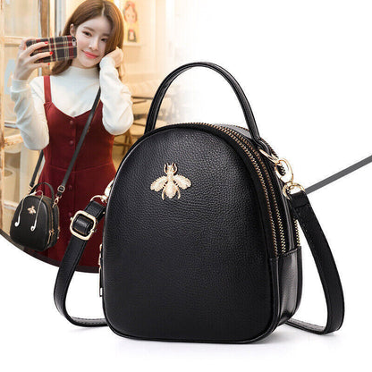 Women Shell Handbag Shoulder Crossbody Bag PU Satchel Quilted Purse Tote Gift