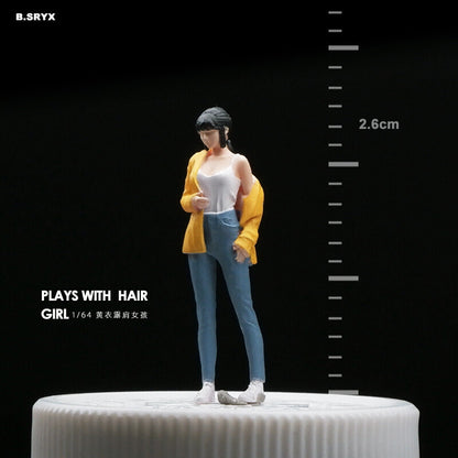 City Street Person Doll Scene Prop Model 1/64 Figure Model For Model Car