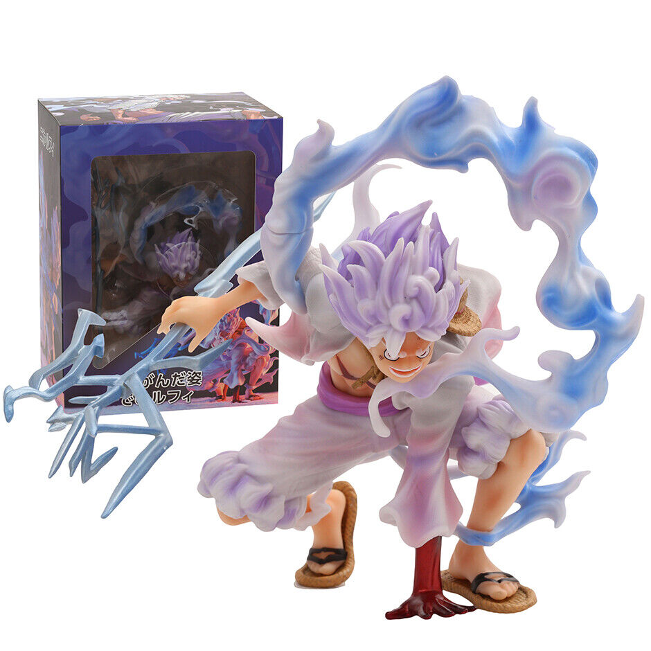 One Piece Gear 5 Sun God Nika Luffy PVC Action Figure Toy Statue Model Doll Gift