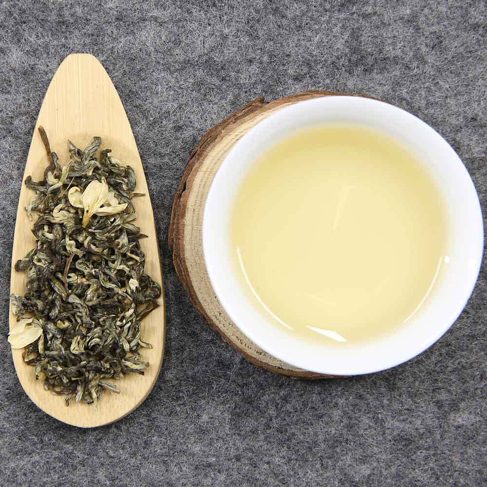 Jasmine Flower Chinese Green Tea Loose Leaf Dried White Jazmine Flower Tea