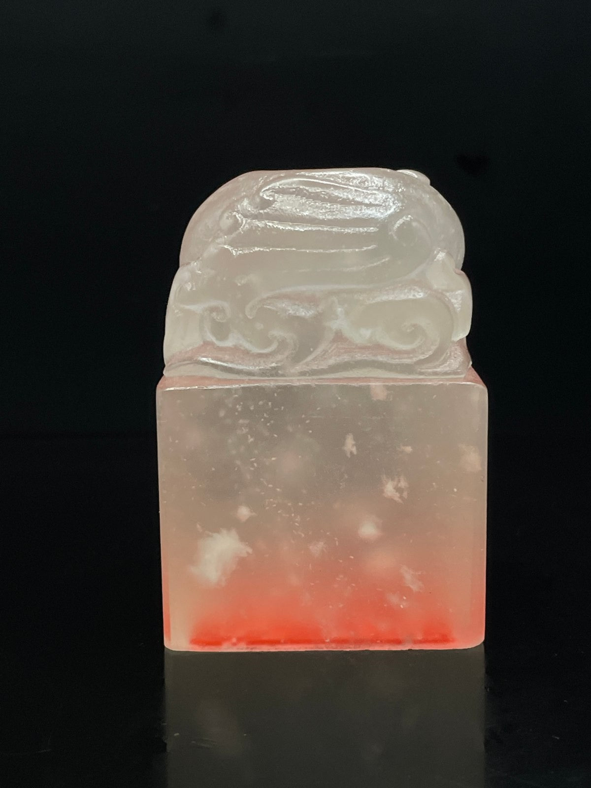 Chinese Natural Shoushan Stone Hand-carved Exquisite Dragon Seal 31313