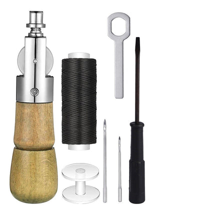 Professional Leather Sail Canvas DIY Sewing Awl Repair Tool Kit Accessories