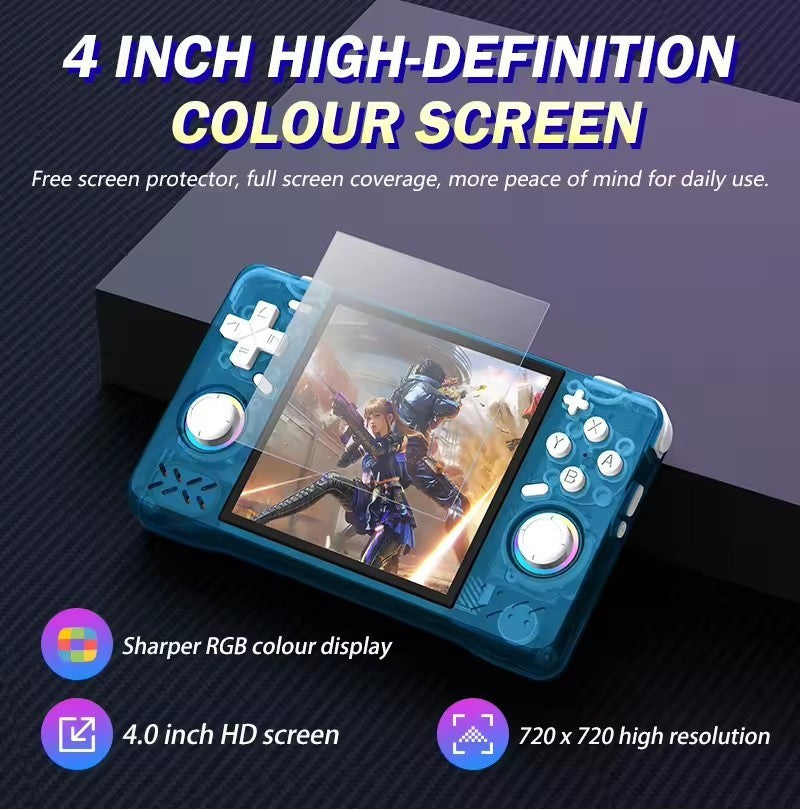 XF40H 4.0" IPS Screen Linux System Retro Pocket Handheld Game Console PSP