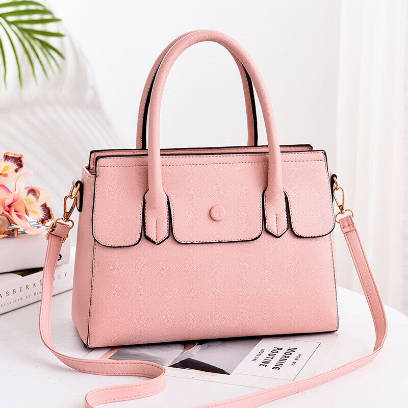 2023 Womens PU Leather Handbags Shoulder Messenger Tote Travel Crossbody Bag