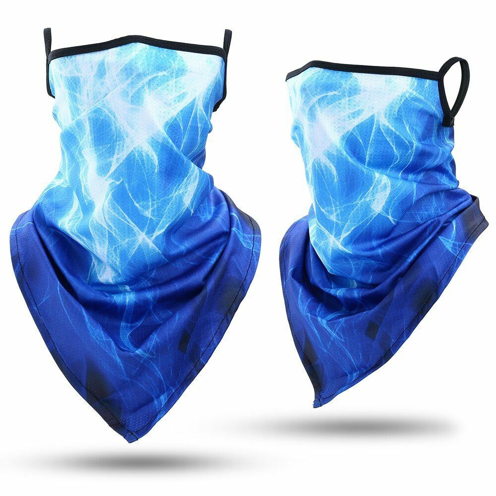 Printed Bandana Cycling Ear Face Mask Neck Gaiter Hunting Running Scarf 26*42 CM