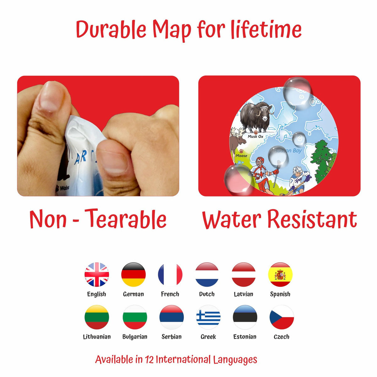 Geografika -WorldMap based board game -SciencePurchase