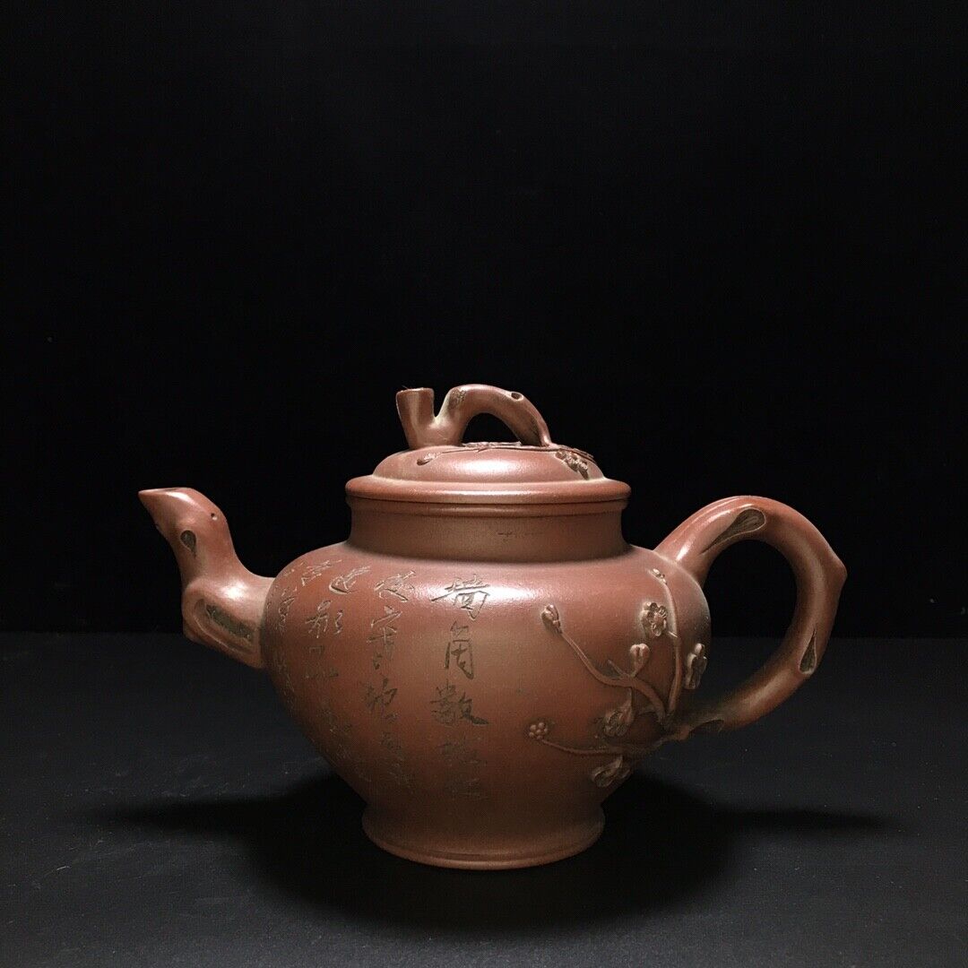 vintage chinese yixing purple clay teapot zisha ceremony teaware collection rare
