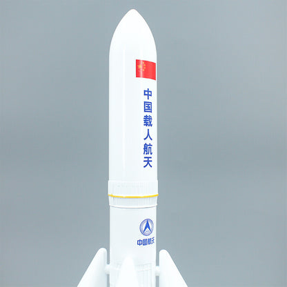 1:200 32CM China Long March CZ-5B Carrier Rocket Diecast Aerospace Model