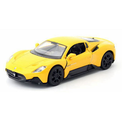 1/36 Scale Maserati MC20 Model Car Diecast Toy Vehicle Kids Toys for Boys Yellow