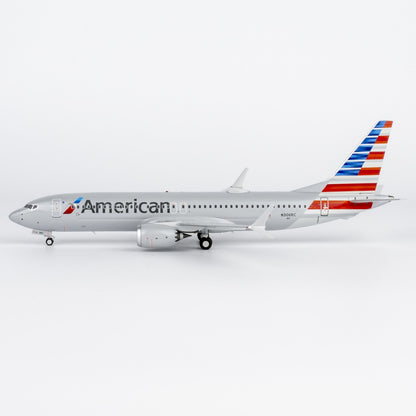 1:200 NGmodels American Airlines B737 MAX 8 Passenger Diecast Airplane Model