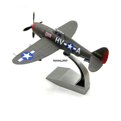 1/72 WWII P-47 Thunderbolt Fighter Airplane Model Diecast Military Plane Model
