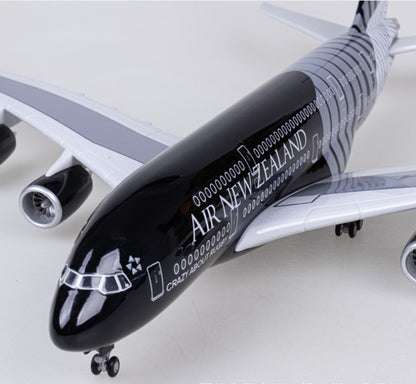 1:160 46CM AIR NEW ZEALAND A380 Airplane Landing Gears Resin Aircraft Model