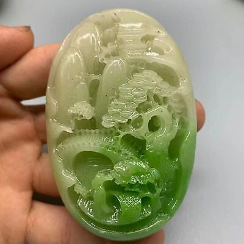 Jade and Stone Landscape Art Decor for Landscape Painting