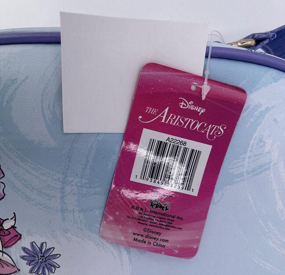 Disney Duchess 8.5" Lady Purse New Gift Thomas The Aristocats Crossbody Bag