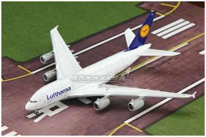 1:400 JC Wings Lufthansa AIRBUS A380 Passenger Aircraft Diecast Airplane Model